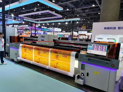 Vacuum table installed on a printing machine